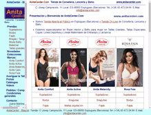Tablet Screenshot of anitacenter.com